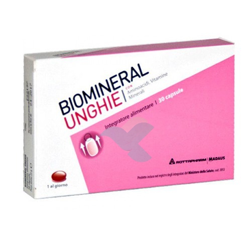 Biomineral Linea Unghie Integratore Alimentare Unghie Deboli 30 Perle