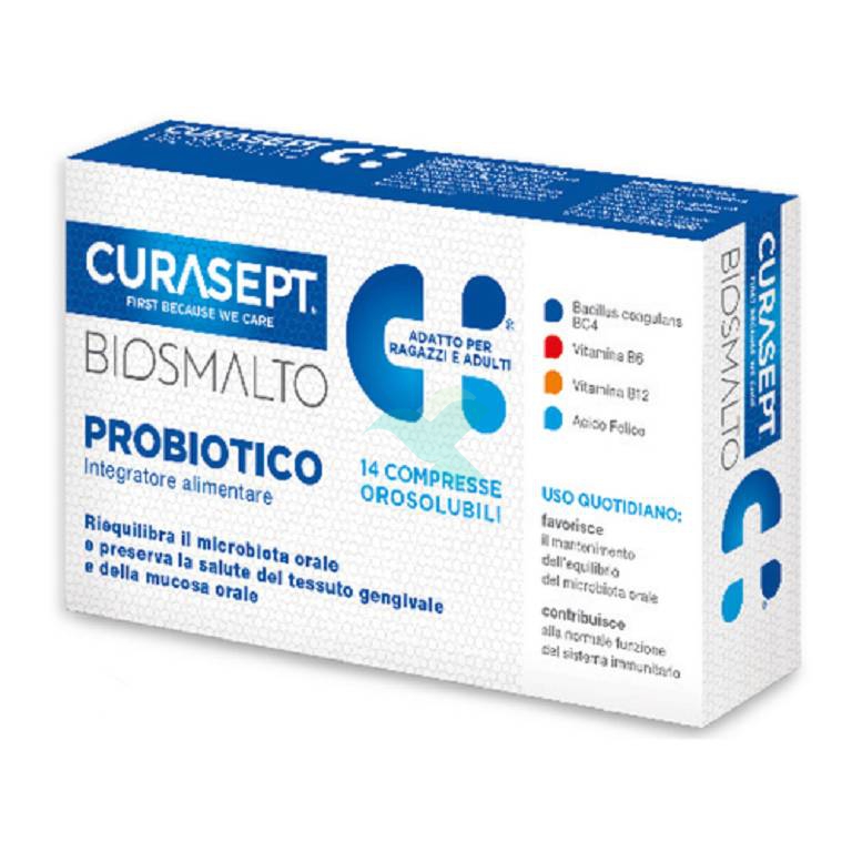 Curasept Biosmalto Probiotico 14 Compresse