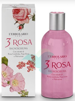 L'Erbolario Linea 3 Rosa Addolcente Rinfrescante Incantevole Bagnoschiuma 250 ml