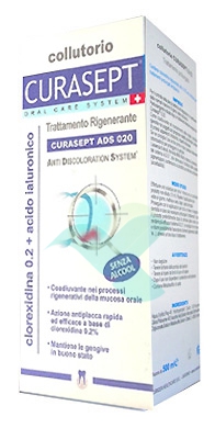 Curaden Curasept ADS Clorexidina 0,20% Acido Ialuronico Colluttorio 200 ml