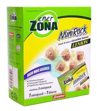 EnerZona Linea Alimentazione Dieta a ZONA 5 Minirock Limone 40-30-30