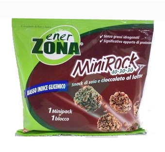 EnerZona Linea Alimentazione Dieta a ZONA Minirock Cioccolato al Latte 40-30-30