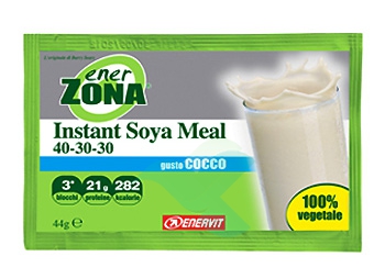 EnerZona Linea Alimentazione Dieta a ZONA Instant Soya Meal Cocco 40-30-30
