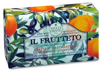 Nesti Linea Il Frutteto Sapone Vegetale Olio di Oliva e Mandarino 250 g