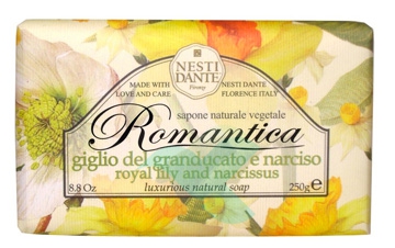 Nesti Linea Romantica Sapone Vegetale Giglio del granducato e Narciso 250 g