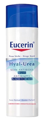 Eucerin Linea Hyal-Urea Rigenerante Anti-Età Crema Notte Pelli Secche 50 ml