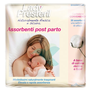 Lady Presteril Pocket Assorbente Puro Cotone 30