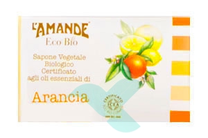 L'Amande Linea Eco Bio Sapone Vegetale Arancia Limone Pompelmo 100 g