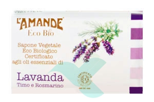 L'Amande Linea Eco Bio Sapone Vegetale Lavanda Timo Rosmarino 100 g