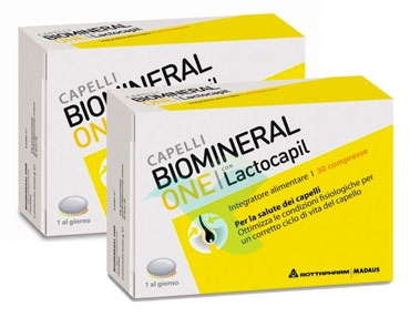 Biomineral Linea Hair Terapy One con Lactopil Capelli Deboli 2x30 Compresse