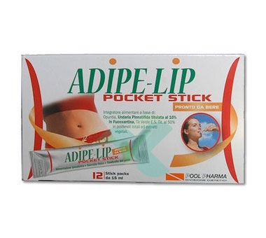 Adipe Lip Linea Controllo del Peso Integratore Alimentare 12 Pocket Stick