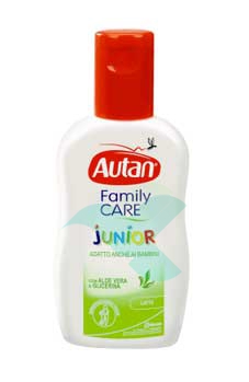Autan Linea Family Care Junior Latte Delicato Insetto-Repellente 100 ml