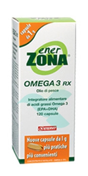 Enerzona Linea Integratori Omega3 Rx Acidi Grassi EPA DHA 120+48 Capsule da 1 g