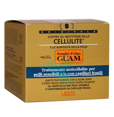 GUAM Linea Fanghi d'Alga Anticellulite Pelli Sensibili Capillari Fragili 500 g
