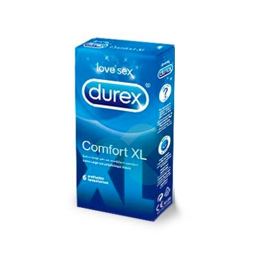 Durex Linea Classic Profilattici Comfort XL Confezione con 6 Profilattici Extra