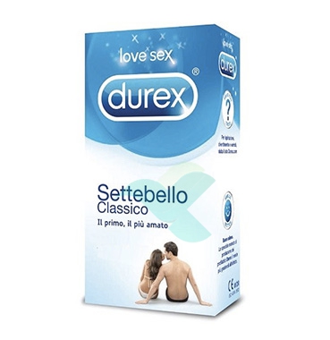Durex Linea Classica Settebello Cassico Condom Confezione con 18 Profilattici