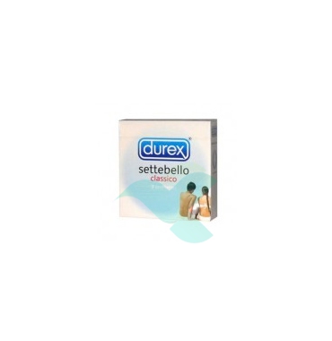Durex Linea Classica Settebello Cassico Condom Confezione con 3 Profilattici