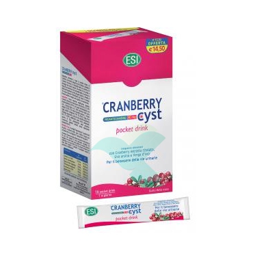 Esi Linea Benessere Urinario Cranberry Cyst Integratore 16 Pocket Drink