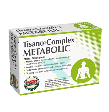 Tisanoreica 2 Linea Tisano-Complex Metabolic Integrazione Alimentare 30 Compress