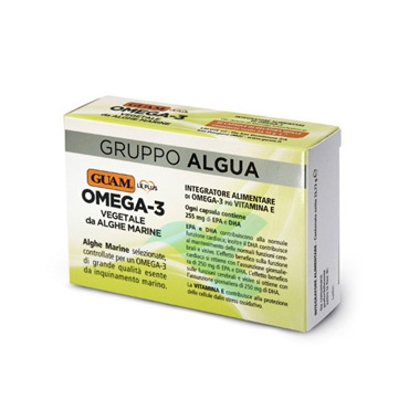 GUAM Gruppo Algua Linea Cuore Omega 3 Integratore Alimentare 30 Capsule