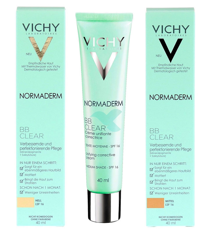 Vichy Linea Normaderm BB Clear Crema Uniformante Opacizzante Colore Medio 40 ml