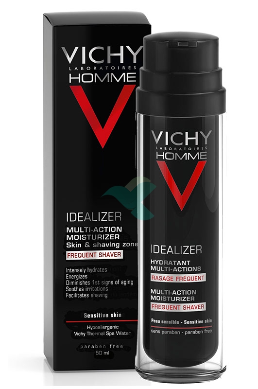 Vichy Linea Homme Idealizer Trattamento Idratante Rasatura Frequente 50 ml