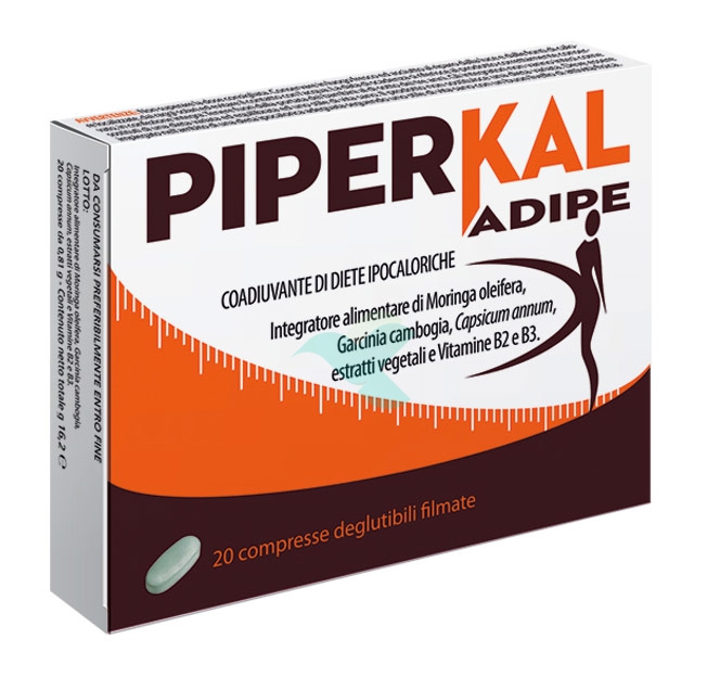 Kilocal Linea Controllo del Peso Piperkal Adipe Integratore 20 Compresse Filmate