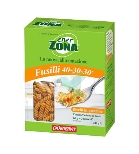 EnerZona Linea Alimentazione Dieta a ZONA Fusilli 40-30-30 240 g