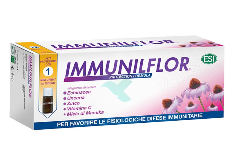 Esi Linea Immunilflor Difese Immunitarie Mini Drink Integratore 12 da 15 ml