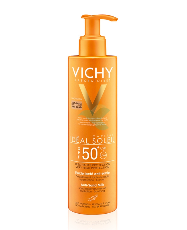 Vichy Linea Ideal Soleil SPF50+ Latte Fluido Anti-Sabbia Ultra-Protettivo 200 ml