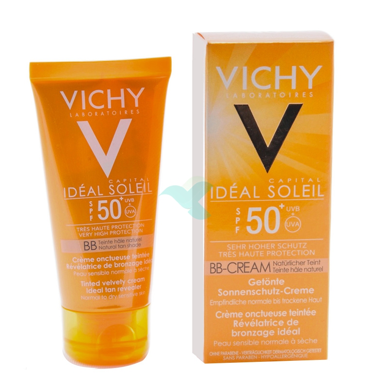 Vichy Linea Ideal Soleil SPF50 BB Cream Crema Vellutata Colorata Pelle Mist 50ml