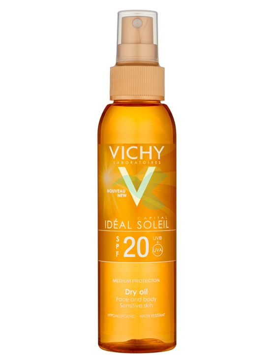 Vichy Linea Ideal Soleil SPF20 Olio Solare Secco Idratante Protettivo 125 ml