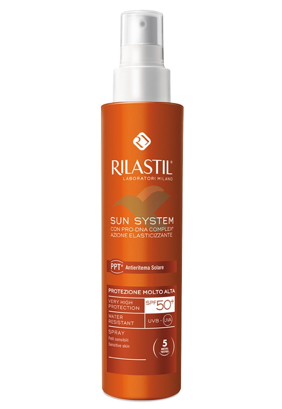 Rilastil Linea Sun System PPT SPF50+ Spray Solare Elasticizzante Corpo 200 ml