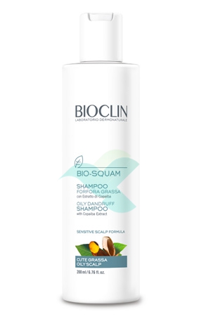 Bioclin Linea Capelli Bio-Squam Shampoo Forfora Grassa Cute Sensibile 200 ml