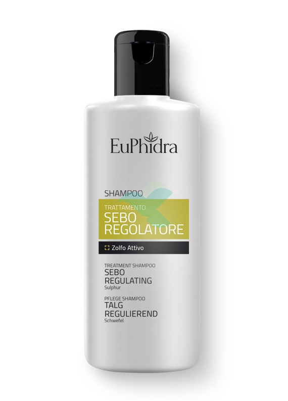 EuPhidra Linea Capelli Sebo Regolatore Shampoo Trattamento Riequilibrante 200 ml