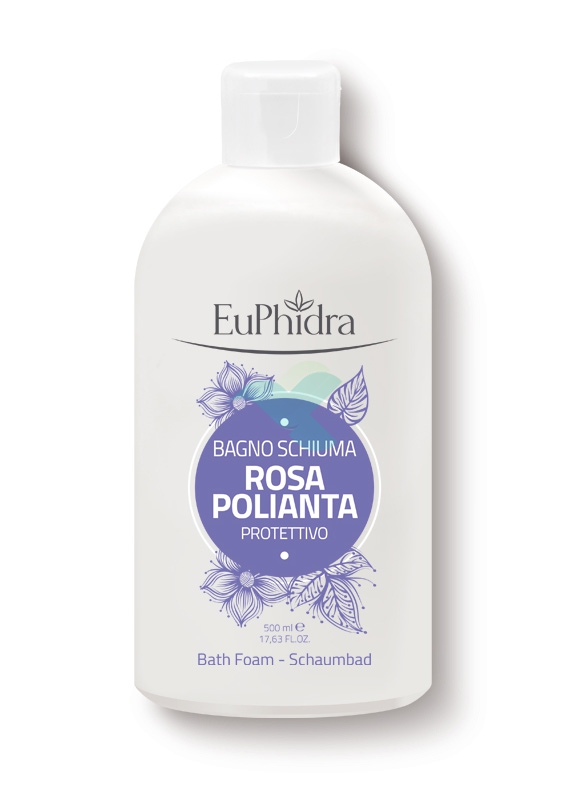 EuPhidra Linea Corpo Bagnoschiuma Delicato Rilassante Rosa Polianta 500 ml