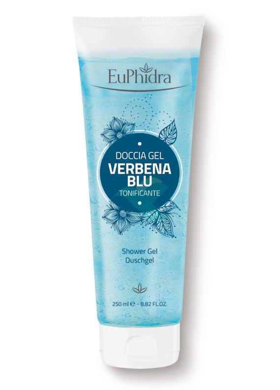 EuPhidra Linea Corpo Doccia Gel Delicato Fresco e Idratante Verbena Blu 250 ml