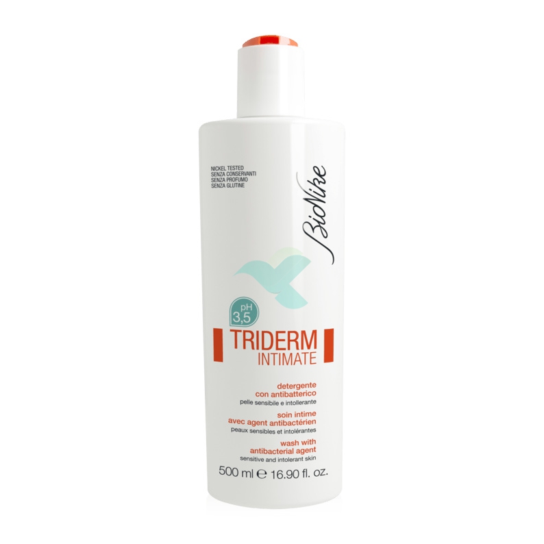 BioNike Linea Triderm Pelli Sensibili Intimate Detergente Antibatterico 500 ml