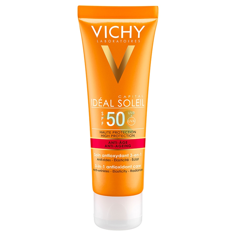 Vichy Linea Ideal Soleil SPF50 Trattamento Solare Antiossidante 3 in 1 200 ml