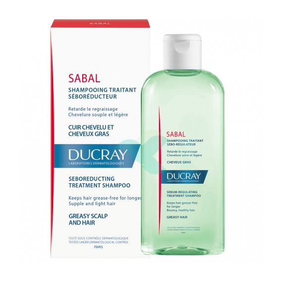 Ducray Linea Capelli Grassi Sabal Shampoo Riequilibrante Normalizzante 200 ml