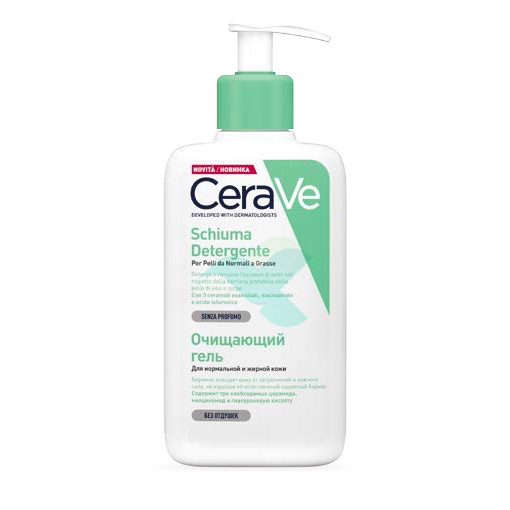 CeraVe Linea Detersione Viso Corpo Foaming Cleanser Schiuma Detergente 473 ml
