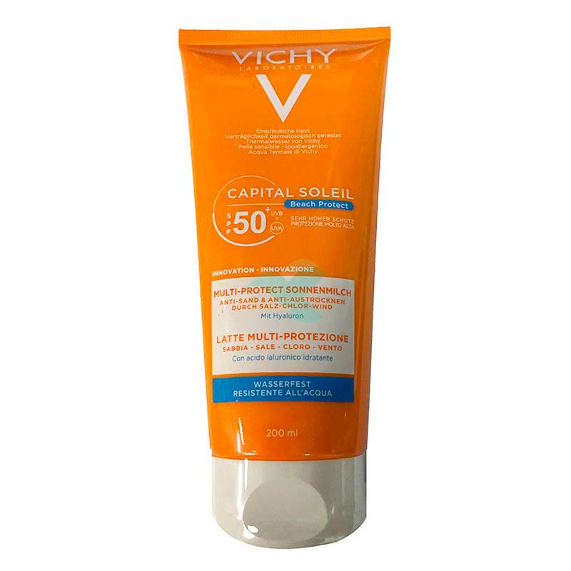 Vichy Linea Capital Soleil SPF50+ Latte Solare Multiprotezion Sabbia Vento 200ml