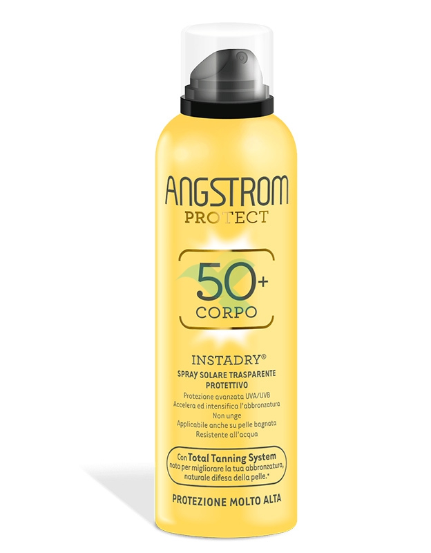 Angstrom Linea Protect Instadry SPF50+ Spray Solare Trasparente Corpo 150 ml