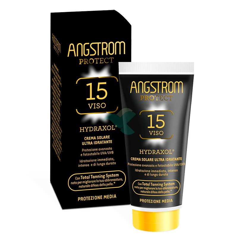 Angstrom Linea Protect Hydraxol SPF15 Crema Solare Ultra Idratante Viso 50 ml