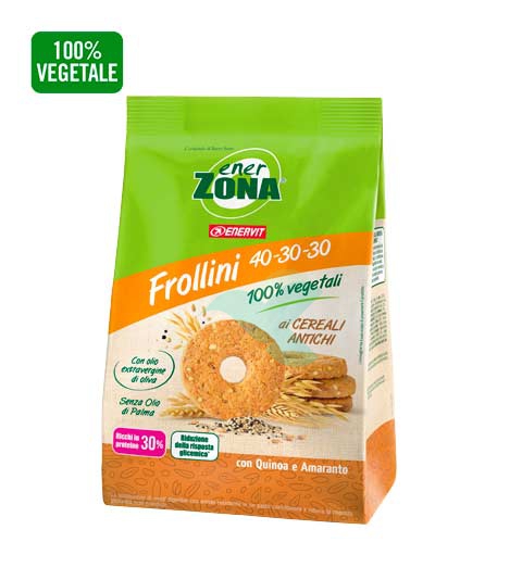 EnerZona Linea Alimentazione Dieta a ZONA Frollini 40-30-30 Cereali Antichi