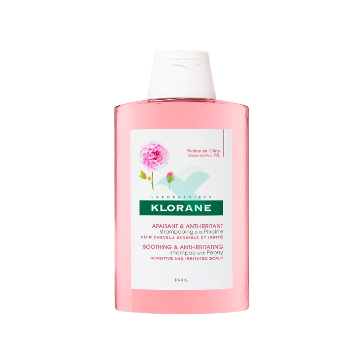 Klorane Capelli Linea Peonia Lenitiva Anti-Irritazioni Shampoo Delicato 200 ml