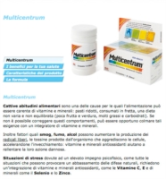 Multicentrum Linea Vitamine Minerali Integratore 20 Compresse Effervescenti